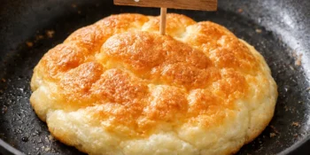 Pão nuvem na frigideira: receita rápida e com só 3 ingredientes
