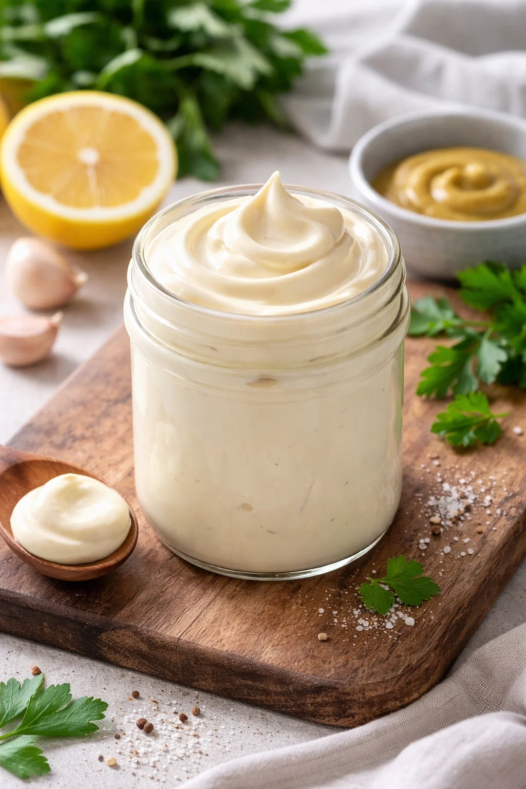 Receita de Maionese sem óleo e menos calórica que não talha e rende bem