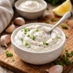 Molho de alho com creme de leite: simples e que combina com tudo