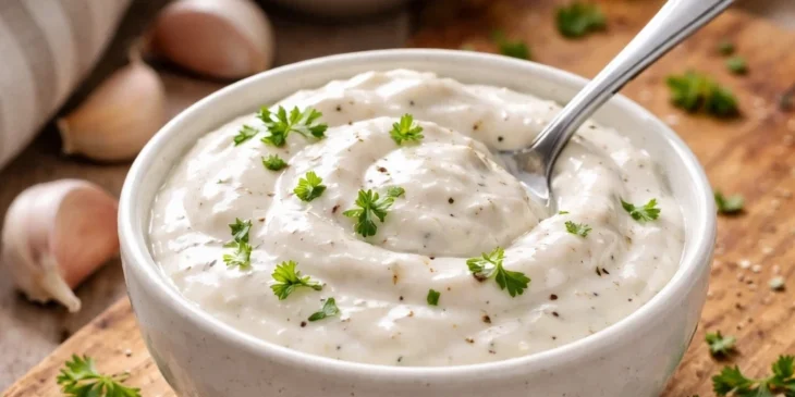 Molho de alho com creme de leite: simples e que combina com tudo