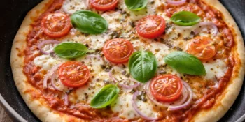 Pizza de frigideira rápida sem ovo e leite: pronta em 10 minutos