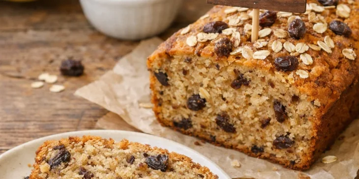 Bolo Fit de Banana com Uva-Passa: fácil e cheio de fibras