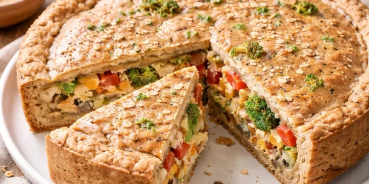 Torta salgada fit para organizar a semana e manter a dieta