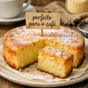 Bolo cremoso de fubá: simples e que vira estrela do café