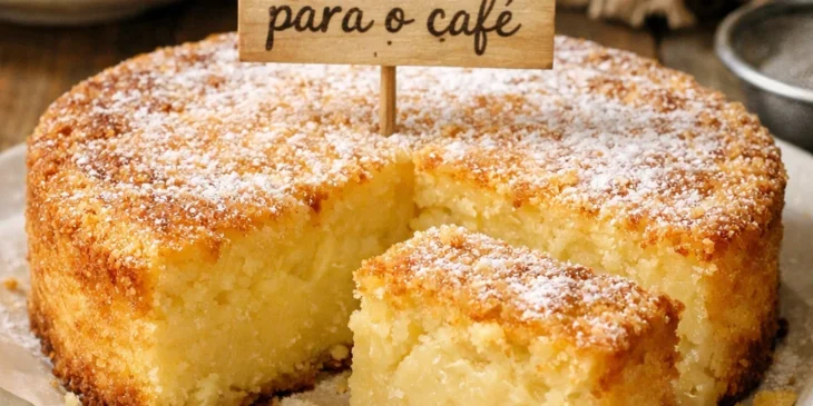 Bolo cremoso de fubá: simples e que vira estrela do café