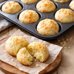 Pão de queijo de preguiçoso: só misturar e assar