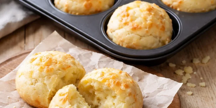 Pão de queijo de preguiçoso: só misturar e assar