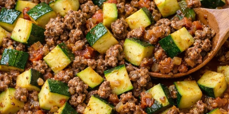 Abobrinha com carne moída fácil: o jantar saudável que virou favorito