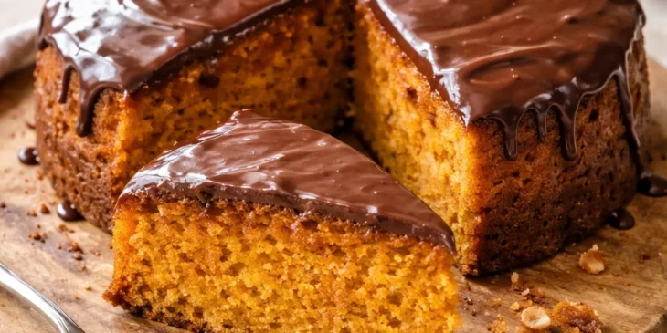 Bolo de cenoura sem farinha e sem leite que fica super fofinho