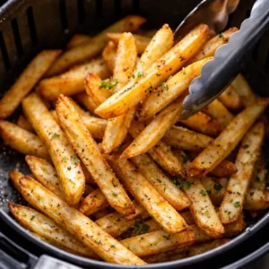 Batata crocante na airfryer