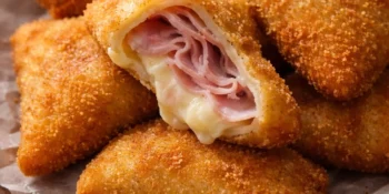 Risoles de queijo e presunto super recheado e crocante por fora