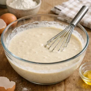 Massa de panqueca perfeita em minutos com só 4 ingredientes