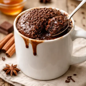 Pão de mel de micro-ondas rápido e fofinho em minutos