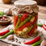 Conserva de pimenta caseira que é sucesso garantido