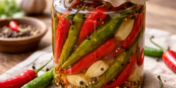 Conserva de pimenta caseira que é sucesso garantido