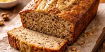 Bolo de banana mais amado com gosto de casa de vó
