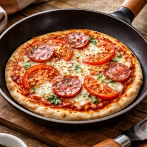 Pizza de Frigideira em minutos e sem complicação
