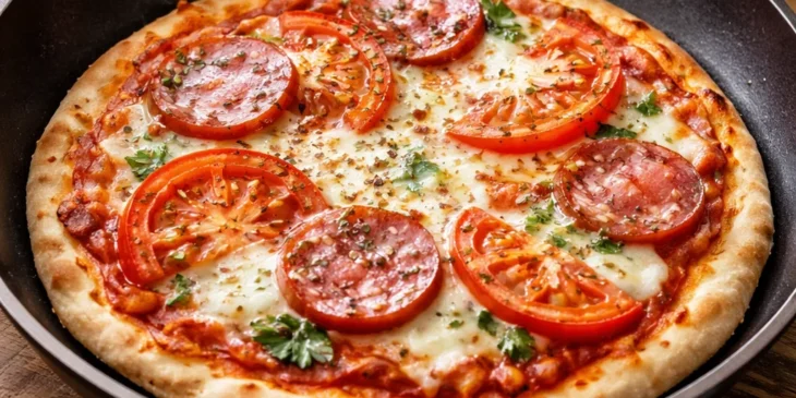 Pizza de Frigideira em minutos e sem complicação