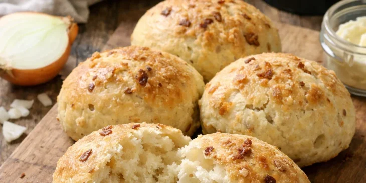 Pão de cebola no liquidificador fácil e fofinho