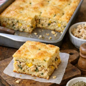 Torta de frango de liquidificador simples com massa leve