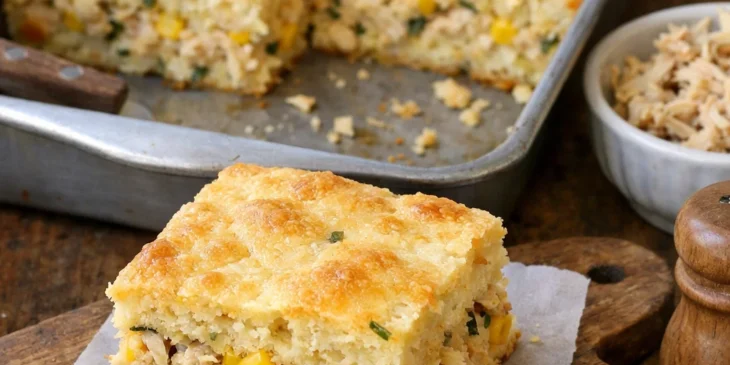 Torta de frango de liquidificador simples com massa leve