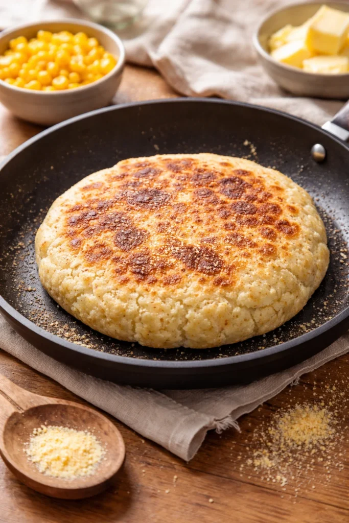 Pão de milho sem forno que qualquer pessoa consegue fazer