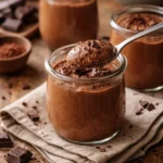 Mousse de chocolate francesa legítima sem creme de leite