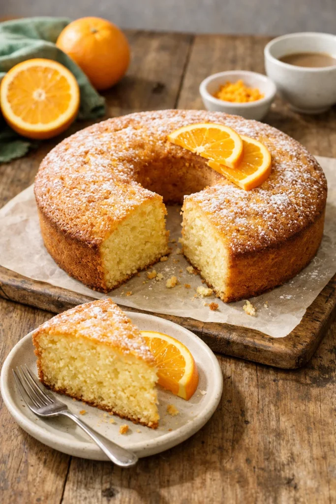 Bolo de laranja sem glúten: o segredo da casca que muda tudo