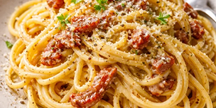 Macarrão com ovo perfeito: a receita de carbonara que nunca falha