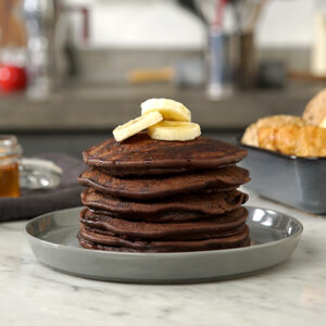 Lanche Rápido: Panqueca Fit de Cacau com apenas 5 ingredientes