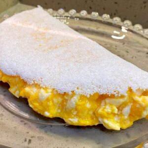 Hora do lanche: Tapioca salgada que não engorda e é simples de fazer; veja a receita