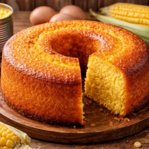 Bolo de milho de latinha: a receita de liquidificador que fica pronta em 5 minutos e é super fofinha