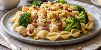 Faça macarrão ao molho branco com toque especial