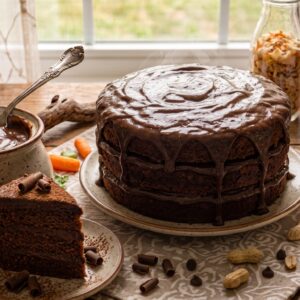 bolo de chocolate com óleo fofinho prático