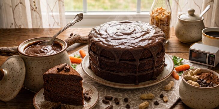 bolo de chocolate com óleo fofinho prático