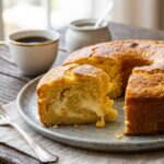 Bolo de milho com requeijão