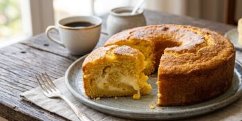 Versão rápida e especial de bolo de milho com requeijão