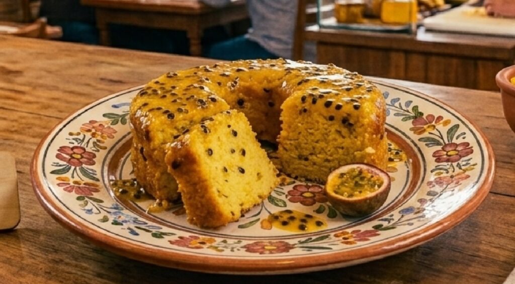Receita de bolo de maracujá